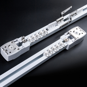 Riel <span class=keywords><strong>de</strong></span> cortina motorizado IKSUN, soporte WIFI, Riel <span class=keywords><strong>de</strong></span> <span class=keywords><strong>cortinas</strong></span> eléctricas <span class=keywords><strong>para</strong></span> el hogar inteligente - Product Image 1