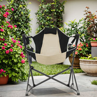 Chaise de camping pliante WOQI, hamac portable pour adultes, balançoire de camping avec support, jardin, suspendue, extérieur