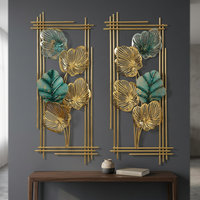 Dernier style de feuille de fer métallique en fil d'aluminium Design Wall Art Portrait durable Accessoires décoratifs pour le salon et la chambre à coucher