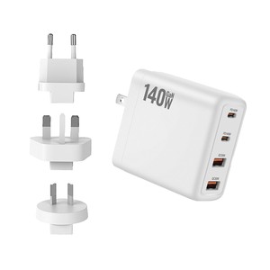 <span class=keywords><strong>Cargador</strong></span> <span class=keywords><strong>de</strong></span> Pared Plegable Intercambiable con Adaptador <span class=keywords><strong>de</strong></span> Corriente GaN PD 31 Tipo-C <span class=keywords><strong>de</strong></span> 140W con Cabezal <span class=keywords><strong>de</strong></span> Carga PD 31 para <span class=keywords><strong>Apple</strong></span> iPhone, Samsung, Moto, Google, etc. - Product Image 5