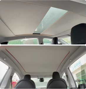 Toit ouvrant rétractable à commande vocale pour Tesla Model Y, pare-soleil électrique anti-UV et éclairage d'ambiance - Product Image 2