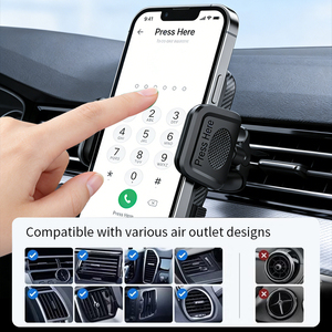 360&deg; Rotating <strong>Car</strong> Phone <strong>Holder</strong>, Stable Air Vent Mount for 4.5-6.5 Inch Phones, Hands Free <strong>Car</strong> Mobile Stand for Business Fleet - Product Image 4