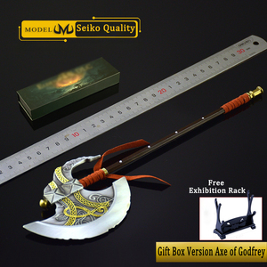Periférico del Juego <span class=keywords><strong>Elden</strong></span> <span class=keywords><strong>Ring</strong></span>, Hacha de Godfrey de 27 CM, Edición en Caja de Regalo, Modelo de Armas Colosales, Artículo de Colección de Cosplay, Regalo para Niños, Venta al por Mayor - Product Image 6