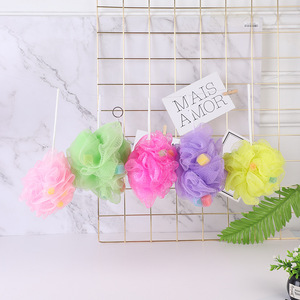 Factory direct sales of soft, large, colorful bath sponges, suitable for scrubbing and rubbing backs. - Product Image 5