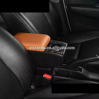 Boîte d'accoudoir boîte de contenu de magasin Central double couche accoudoir de voiture boîte de couverture de Console centrale et porte-gobelet pour Toyota Yaris 2011-2008