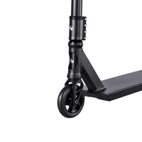 Trottinette de stunt professionnelle Spaceflip SPS-10S en acier chromoly 4130, noir arc-en-ciel, cool, durable, avec garde-boue en acier flexible anti-basculement