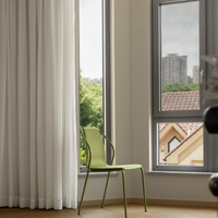 Paquete de Ventanas Modernas de Madera Insonorizadas para Apartamentos, Hoteles, Villas, Cocinas, Escuelas, Hospitales, Salas de Estar, Baños, Aislamiento Térmico, 5 Años de Garantía