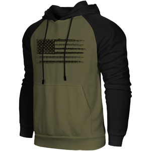 Sudadera con Capucha de Invierno para Hombre, Estilo Casual Vintage, 100% Algodón, con Logotipo Personalizado, Manga Larga, Forro de Toalla Bordado - Product Image 1