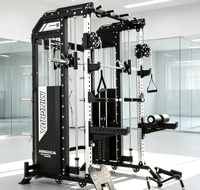 Prix d'usine – Machine Smith commerciale en acier inoxydable, support de barre à guidage linéaire sécurisé pour entraînement de triceps et squats, idéal pour la musculation