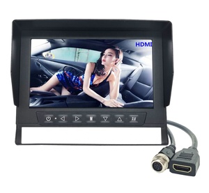 7 inch độ phân giải cao AHD <span class=keywords><strong>LCD</strong></span> TFT màn hình Xách Tay USB không thấm nước màn hình kỹ thuật số GPS Stereo 1 năm bảo hành xe hỗ trợ đảo chiều - Product Image 3