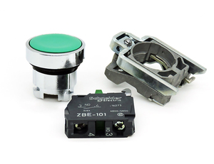 Distributeurs TeSys Harmony XB4, bouton poussoir 22 mm XB4BA11 XB4BA21 XB4BA51 XB4BA61 XB4BA42 Contacteur - Product Image 3