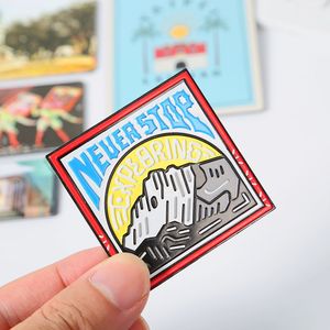 Tùy Chỉnh 3D Hình Chữ Nhật Hình Dạng Kim Loại Tủ Lạnh Nam Châm Sáng Tạo Lưu Niệm Tủ Lạnh Nam Châm - Product Image 6