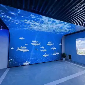 3d Illustrations Type P2 P2.5 P3 P4 HD Advertising Indoor Soft Video Wall Panel Ultra Thin Flexible LED Screen