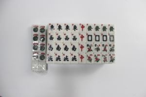 In Stock Standard 166 Tiles American <b>Mahjong</b> <b>Set</b> Melamine Printed Mah Jongg with Joker Tiles - Product Image 4