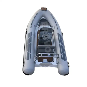 Bateau pneumatique RIB 430 de 14 pieds avec coque en fibre de verre et plancher en <span class=keywords><strong>EVA</strong></span> - Product Image 3