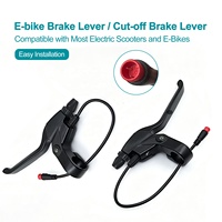 Levier de frein pour vélo électrique, levier de frein en alliage d'aluminium, accessoire de remplacement pour trottinette électrique, pièces de rechange pour trottinette électrique, leviers d'embrayage