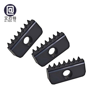 18/16TPI Double-edged <span class=keywords><strong>PG</strong></span> 80 °   Plaquettes de taraudage en carbure, plaquettes de taraudage de type peigne 14-18Pg, plaquettes de taraudage interne et externe - Product Image 2