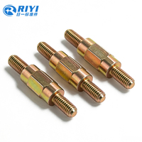 Customized Screws Non Standard Hex Double End Threaded Stud Bolt Hexagon Both Sides Thread Rod for OEM ODM Made to Order Screw