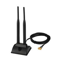Antenne Mimo 2.4G / 5.8G, antennes magnétiques à gain élevé avec connecteur SMA mâle pour réseau sans fil