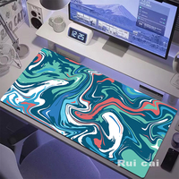 Grand tapis de souris tapis de souris tapis de bureau tapis de clavier tapis de bureau d'ordinateur antidérapant en caoutchouc bord cousu tapis de souris de jeu pour CS Dota
