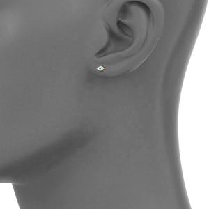 2025 nueva alta calidad exquisita moda exquisita Mini esmalte joyería de plata esterlina 14K pendientes de ojo chapados en oro Real - Product Image 2