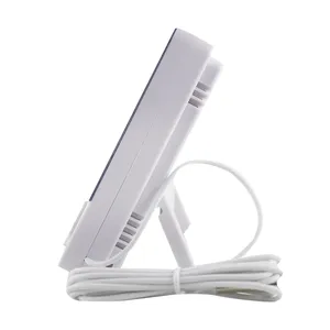 Hedao LCD kỹ thuật số nhiệt độ độ ẩm Meter Nhiệt kế ẩm kế trong nhà ngoài trời Trạm thời tiết đồng hồ IP67 đánh giá 1 năm OEM - Product Image 5