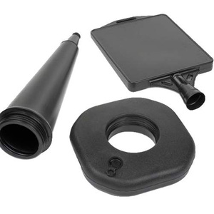 Área de señalización que mide 13 "W por 15" H Soporte de póster de cono de base de agua para exteriores - Product Image 5