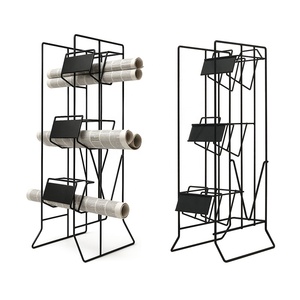 耐久性に優れたタブロイド新聞ディスプレイラックで