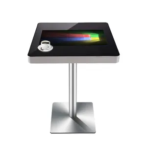 21,5-Zoll-Quadrat-Smart-Touchscreen-LCD-Tisch mit wasserdichter Funktion Android-System Interaktiver Multi-Touch-Konferenz tisch