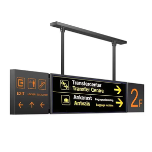 Pantalla de señalización digital delgada y extensible para publicidad en plataformas de metro, pantalla de 55 pulgadas de Rina Tech - Product Image 1