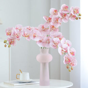 Phalaenopsis Orchid Artificial Flower 9-Headed Silk Flower High Simulation Natural Touch Luxury Style Home Decoration - Product Image 3