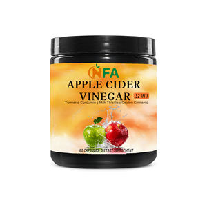 OEM Private Label Apple Cider Vinegar Capsules with Turmeric Curcumin Digestion Support and Supports Digestive Health Capsules - Product Image 1