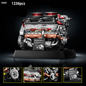 Ensemble de blocs de construction mécaniques pour réservoir de King Tiger allemand statique - Product Image 4