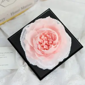 Shallalala Custom Package Artificial Rose Bouquet Flannel Rose Decoration Flower Head Diameter 8 Cm Mother's Day Gift