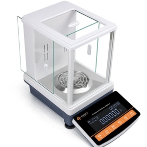 Balance analytique semi-micro Veidt, précision 0,01 mg, capacité 120 g, plateau en acier inoxydable et écran de protection avec capteur - Product Image 6