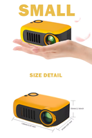 MINI Projecteur A2000 Projecteur Mini de Poche Haute Luminosité LED Vidéo Beamer Projecteur Home Cinéma
