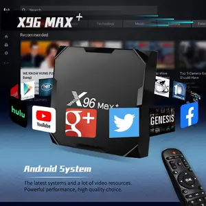 Gaxever Newest X96 max + Ultra S905X4 Android TV Box 4G32G 4G64G android 11 smart set top box android tv box x96 max plus