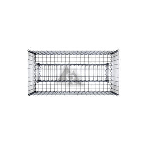 Valla de jardín Gabions soldada Gavión de paisaje de planta verde galvanizado para Arabia Saudita - Product Image 3
