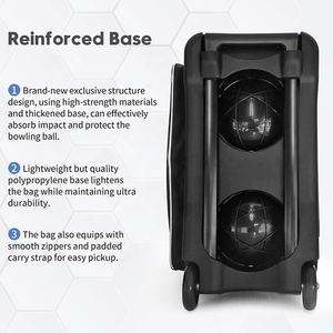 <span class=keywords><strong>Sac</strong></span> de <span class=keywords><strong>bowling</strong></span> à 2 boules avec logo personnalisé Sports Gym Double Ball Roller avec roues pour chaussures de <span class=keywords><strong>bowling</strong></span> et accessoire - Product Image 6
