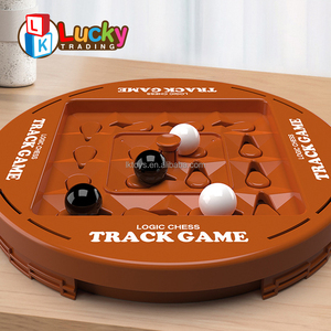 LK Toys <span class=keywords><strong>Rail</strong></span> Logic Chess Pair Battle Black and White Go Children's Thinking Training Brain Boosting Intelligence Board Game Toys - Product Image 2