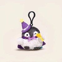 Vente en gros de mini porte-clés animaux en peluche personnalisés en tissu, ours en peluche pour machines à griffes, marque Flametoys, pour fêtes, directement