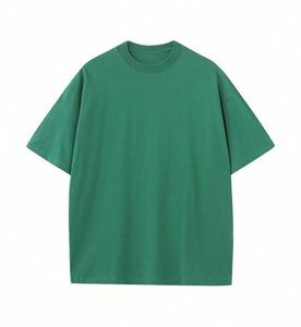Custom Embroidery Printing Men's T-Shirt 270g Cotton Crew Neck Short <b>Sleeve</b> Plus Size Loose Trend T-Shirts - Product Image 6