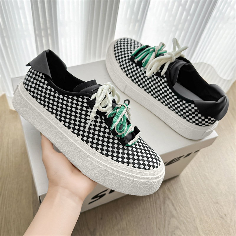Plaid noir et blanc