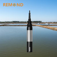 Capteur d'oxygène dissous à fluorescence numérique REMOND OEM IP68 en acier inoxydable 0-20ppm 2%FS RS485 DC12V 0-60C pour la pisciculture