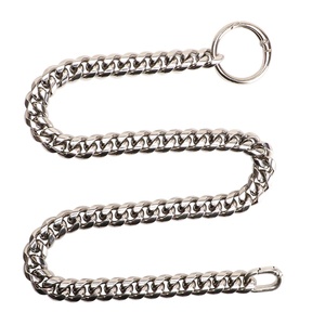 20.86-inch <b>Leather</b> Handle Chain Leash for Sex Collar Choker Necklace BDSM Restraint Sex Toys Leashes for Couple Bondage Flirting - Product Image 4