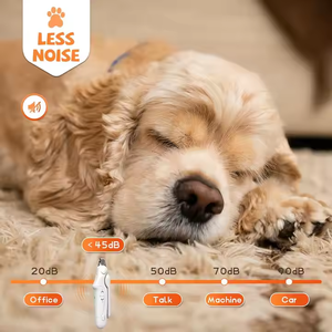 Petdom 2-in-1 LED <b>Light</b> Electric Nail Grinder <b>for</b> <b>Dogs</b> USB Rechargeable Eco-friendly Pet Nail Clipper Stainless Steel Small - Product Image 4