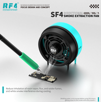 Ventilateur extracteur de fumée pour téléphones mobiles RF4 SF4, élimination rapide de la fumée, aspiration puissante, purification efficace, protection de la santé, téléphone