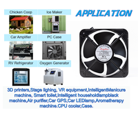 Ventilateur de refroidissement industriel sans balais à flux axial 2060 200*200*60mm à haut débit d'air AC110V 220V 380V avec roulement à billes PWM FG