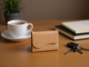 Portacarte a Fisarmonica da Donna con Bottone a Pressione, 4 Pollici, in Pelle PU, Porta Carte di Credito - Product Image 2