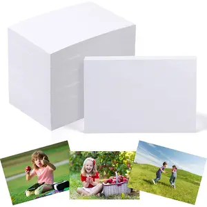 Aangepaste 8.5X11 Inch Wit Afdrukken Fotografische Foto Papier Glossy Fotopapier Voor Foto Printer Inkjet